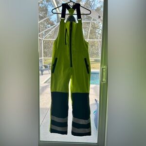 HiVis Insulated Softshell Bib Overall